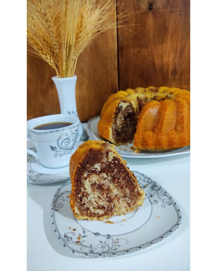عکس کیک مرمر☕