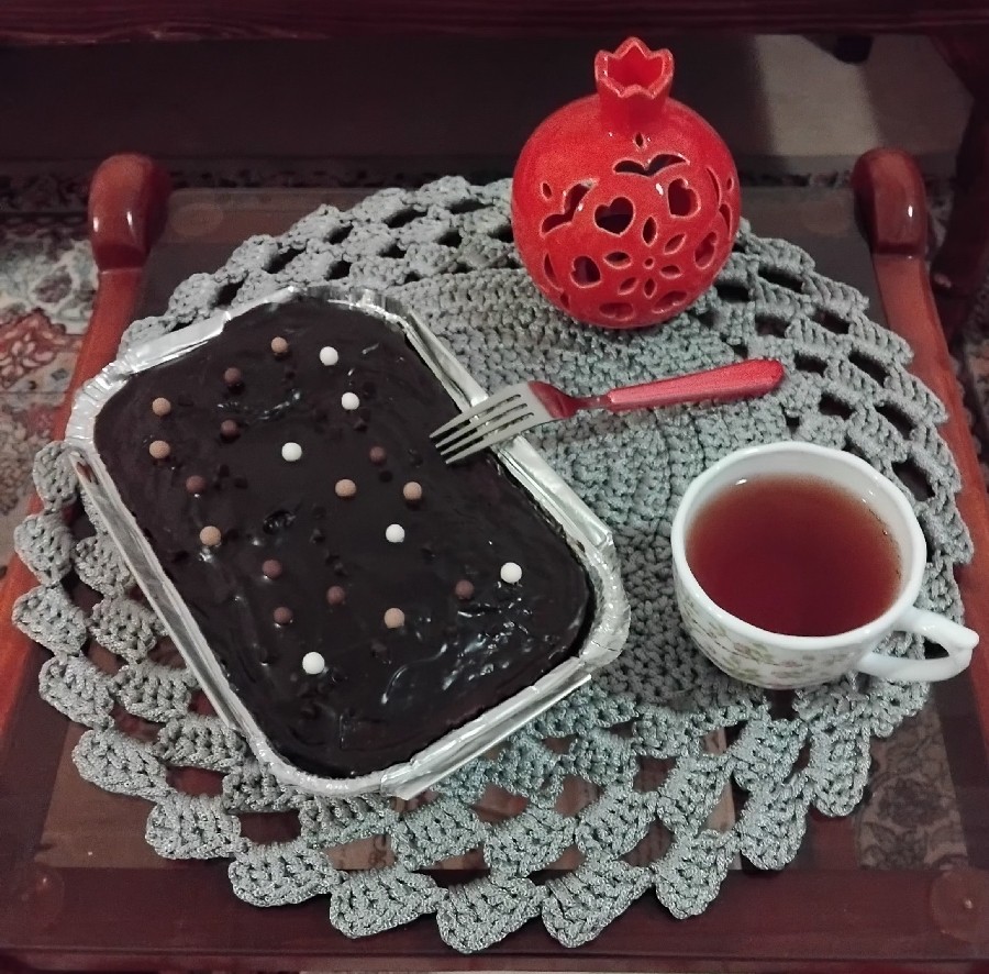 عکس کیک شکلاتی فوری و آسان و دوسوته