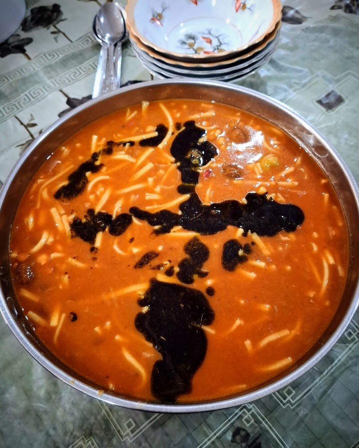 عکس آش میوه (اش رشته اردبیل)