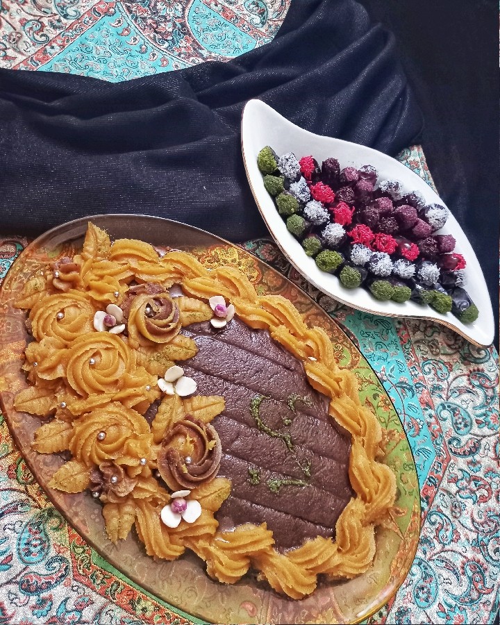 عکس حلوا سه آرد