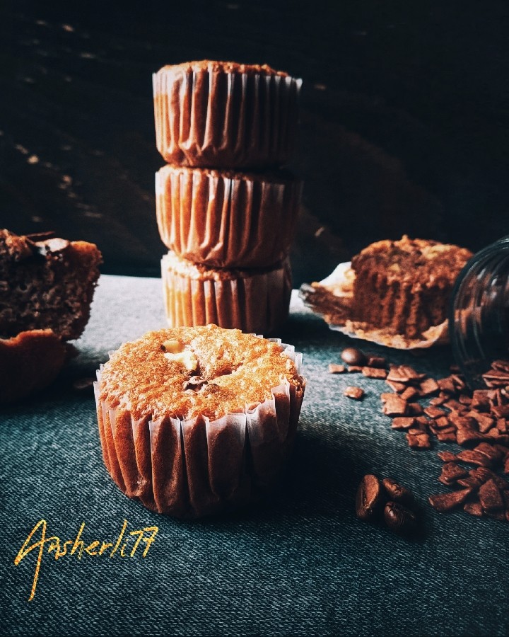 عکس کاپ کیک شکلاتی