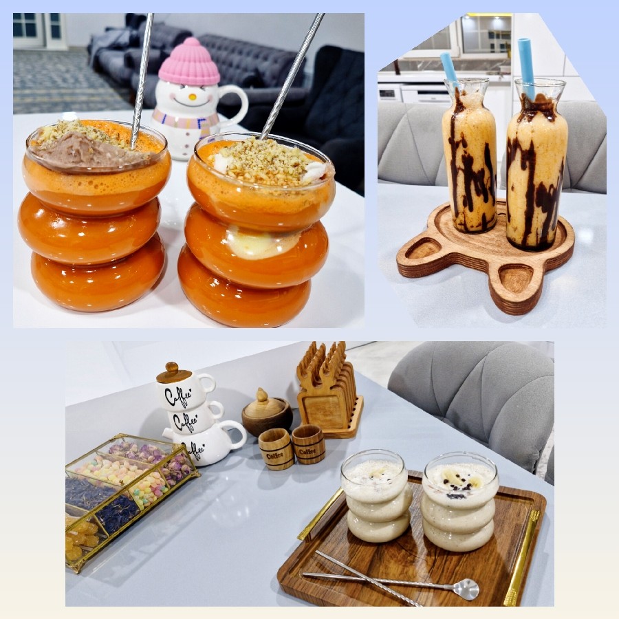 عکس آب‌هویج بستنی/آب طالبی/شیرموز