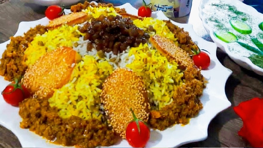 عکس عدس پلو