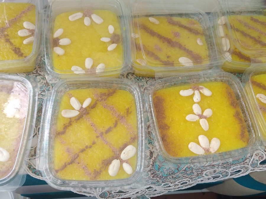 عکس شله زرد نذری