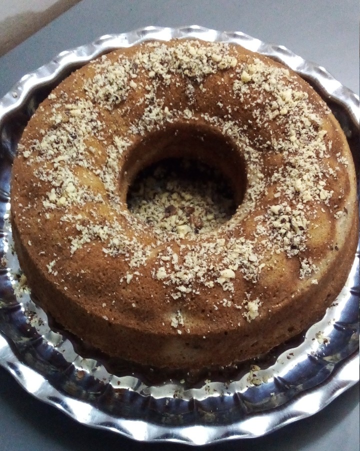 عکس کیک گردویی