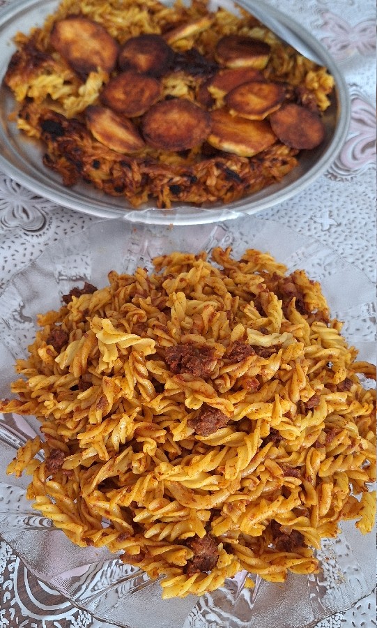 عکس نهار شنبه ماکارونی 