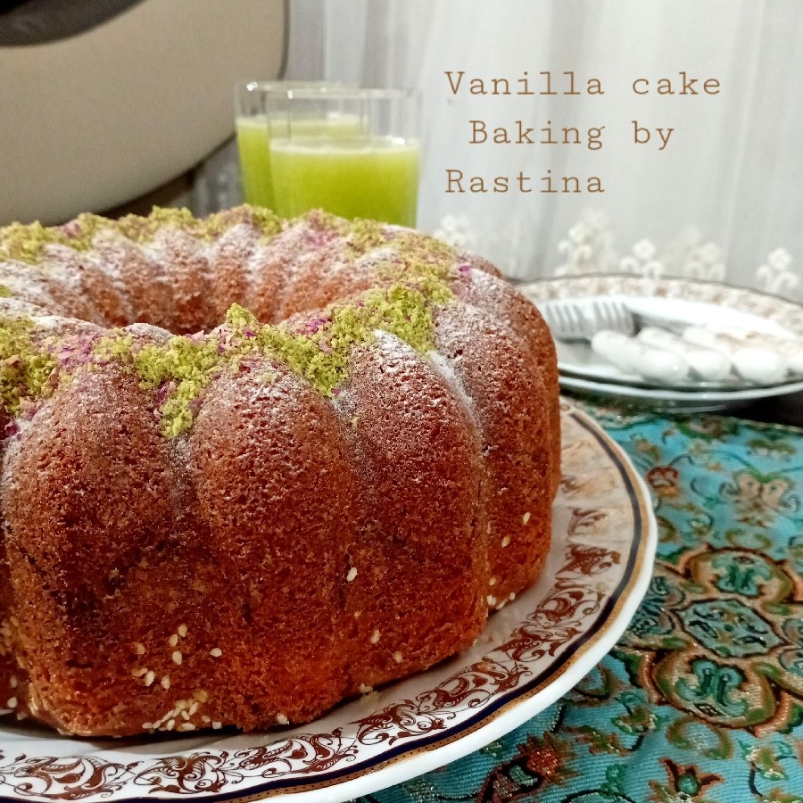 عکس کیک ساده خانگی