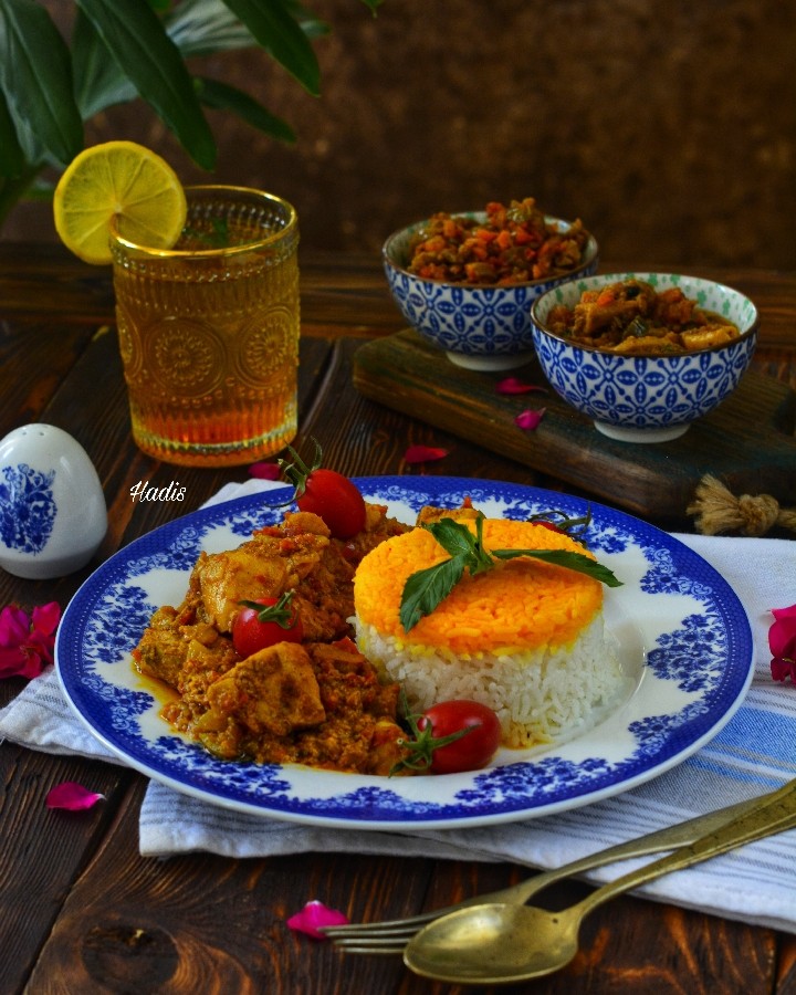 عکس مرغ کاری با ماست