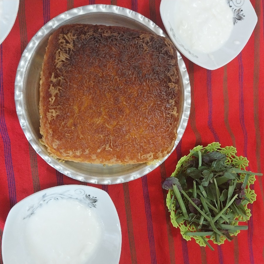 عکس ته چین خوشمزه ناهار امروز ما