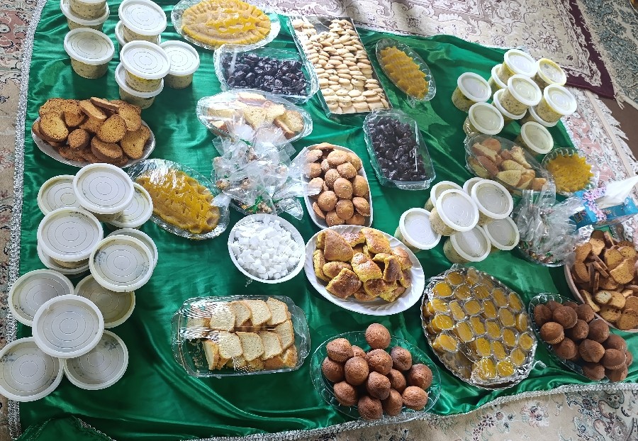 عکس سفره امام رضا 