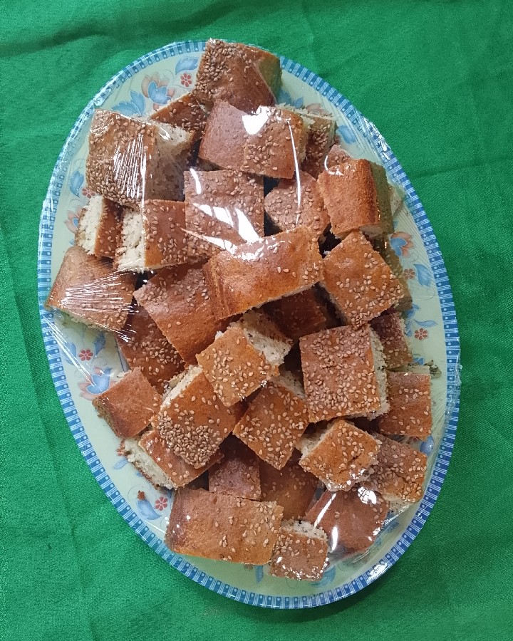 عکس کیک کنجدی