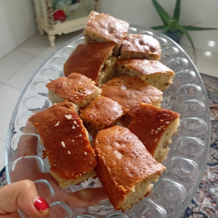 عکس کیک گردویی 