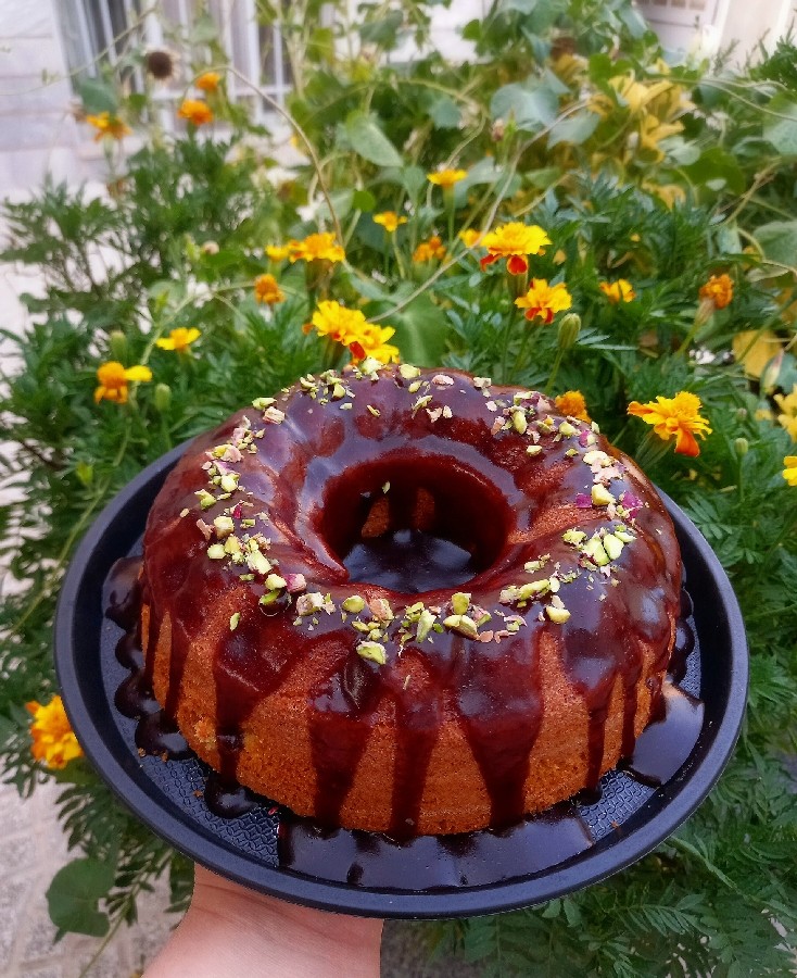 عکس کیک شیره انگور
