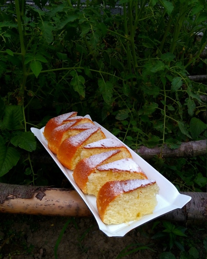 عکس کیک ساده خانگی