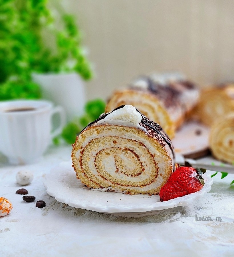 عکس رولت خامه ای