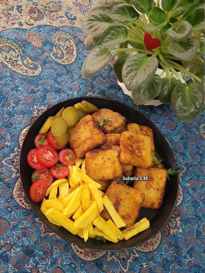 عکس ناگت مرغ آسان