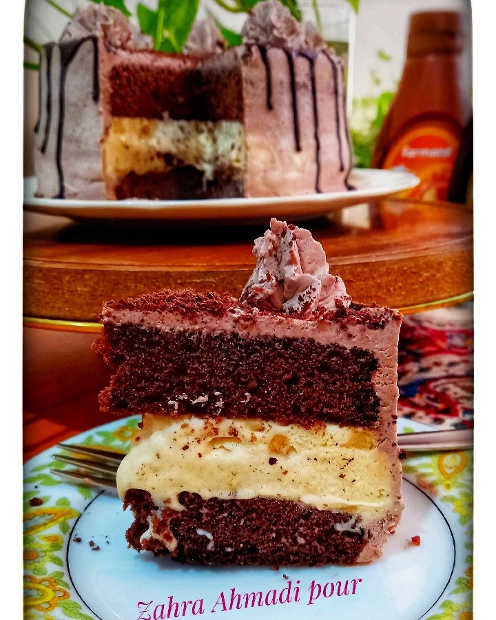 عکس کیک بستنی