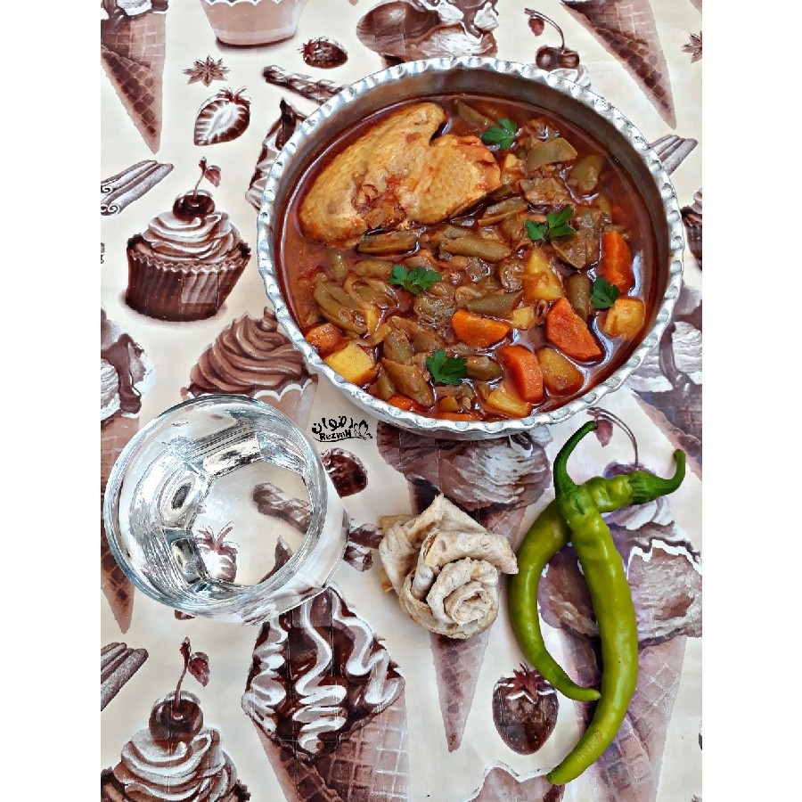 عکس خوراک لوبیاꔷ.ꔷ