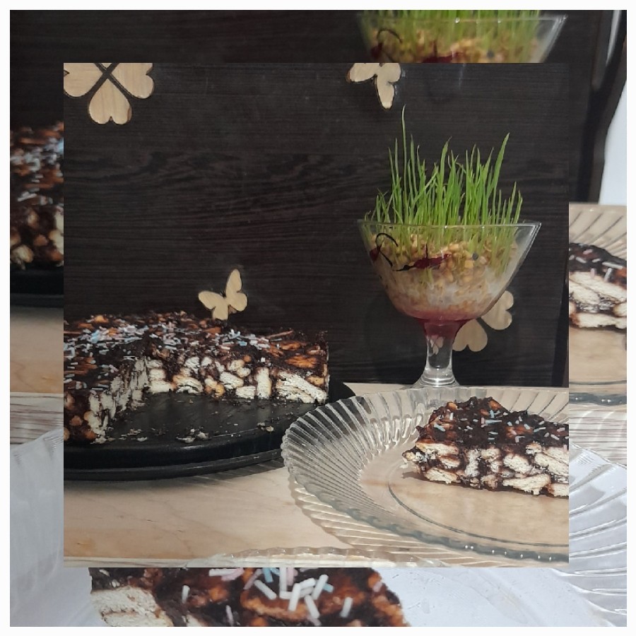 عکس چیز کیک شکلاتی ?