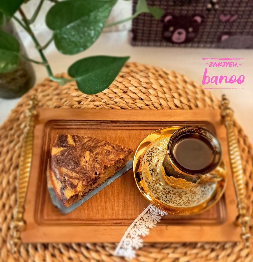 عکس زبرا کیک پنبه ای