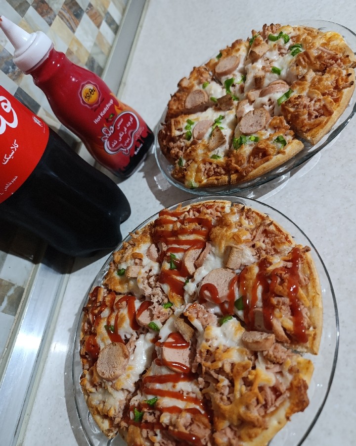 عکس پیتزا خونه باباجون❤️