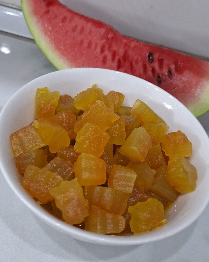 عکس مربای پوست هندوانه