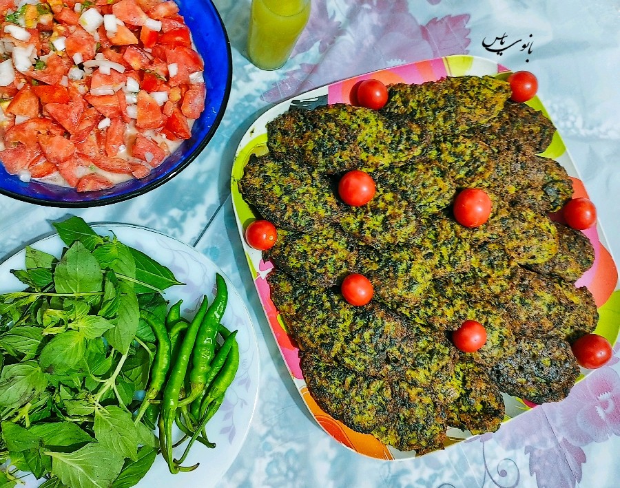 عکس کوکو سبزی 