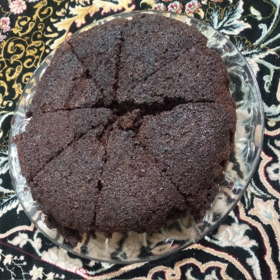 عکس کیک شکلاتی بدون همزن فر