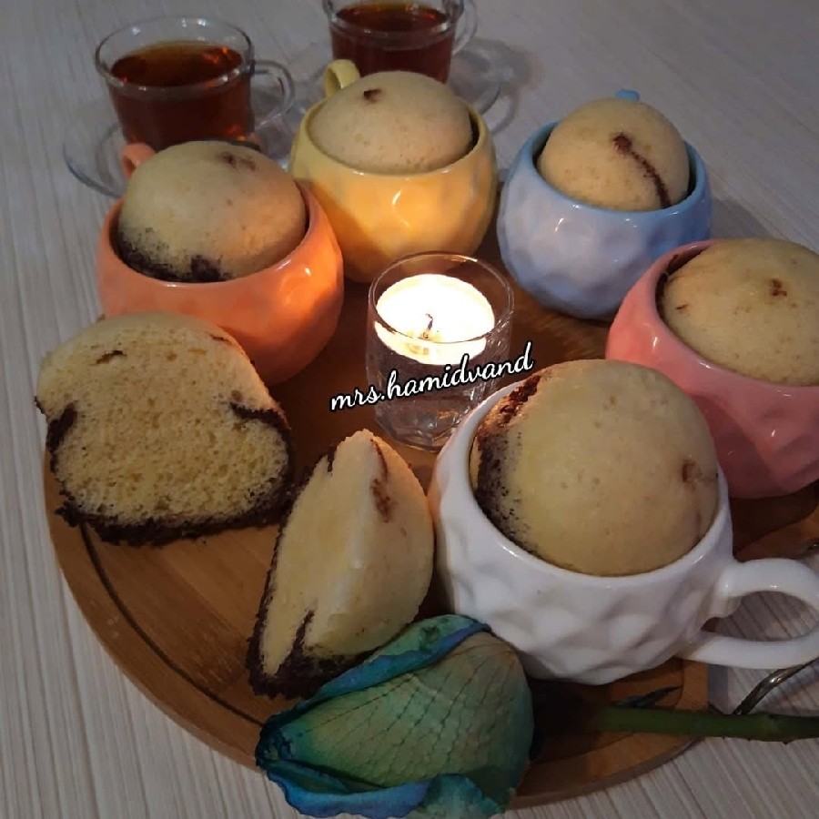 عکس کاپ کیک فنجانی