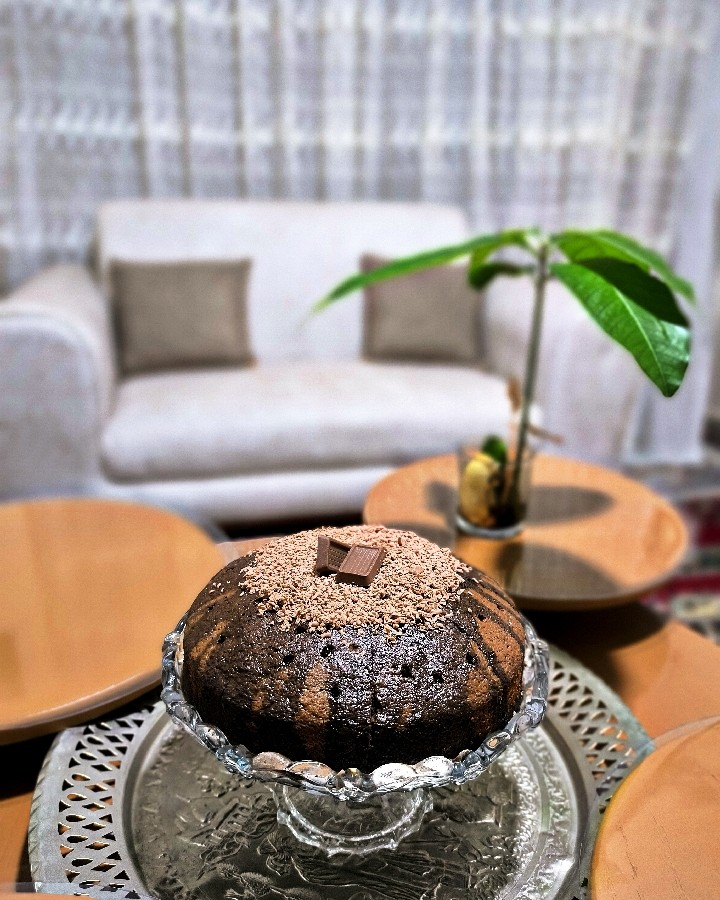 عکس کیک خیس کاکائویی 