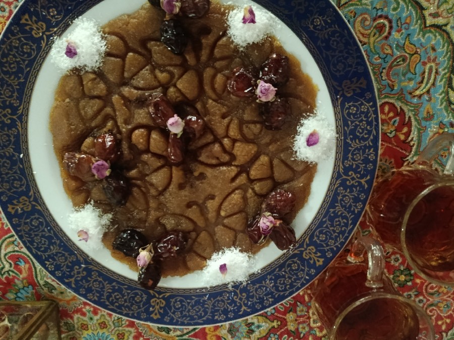 عکس حلوا خیرات درگذشتگان 