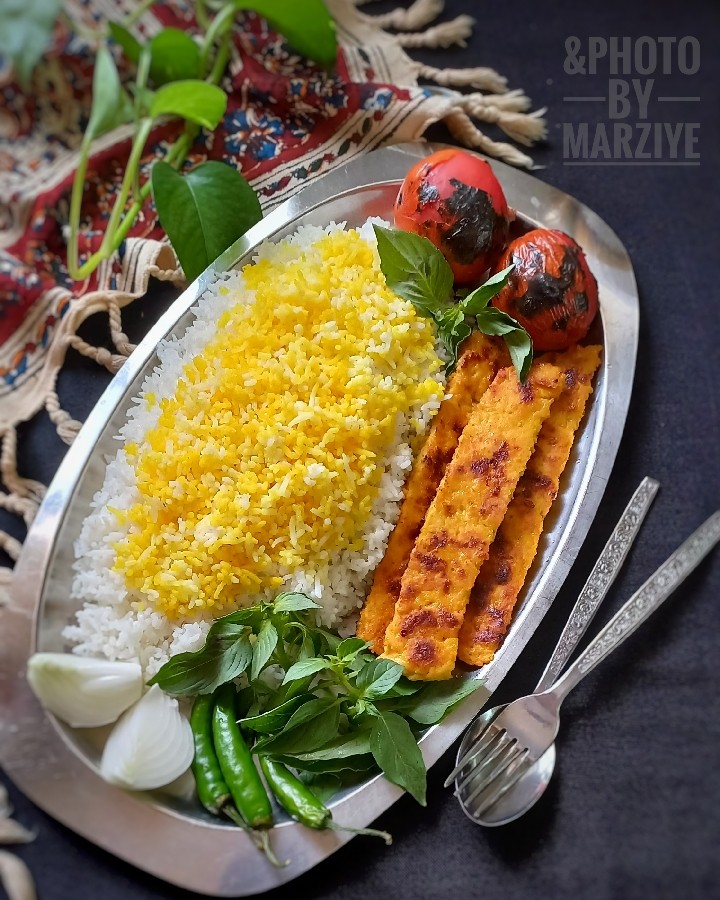 عکس کوبیده  تابه ای بوقلمون