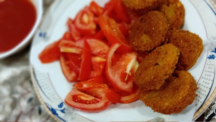 عکس فلافل خونگی 
