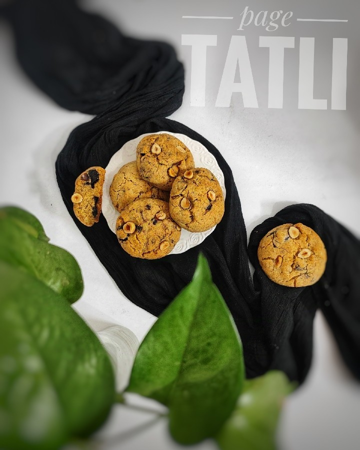 عکس کوکی با کره قهوه ای 