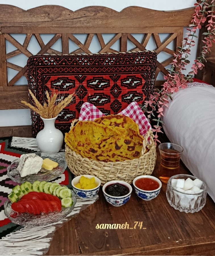 عکس نان سیب زمینی