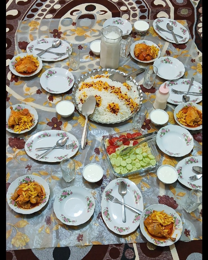 عکس شام خوشمزه