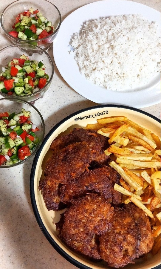 عکس کتلت گوشت