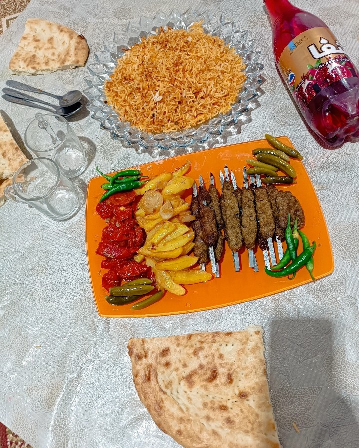 عکس برنج و بریانی با کوبیده برای عزیزهای دلم