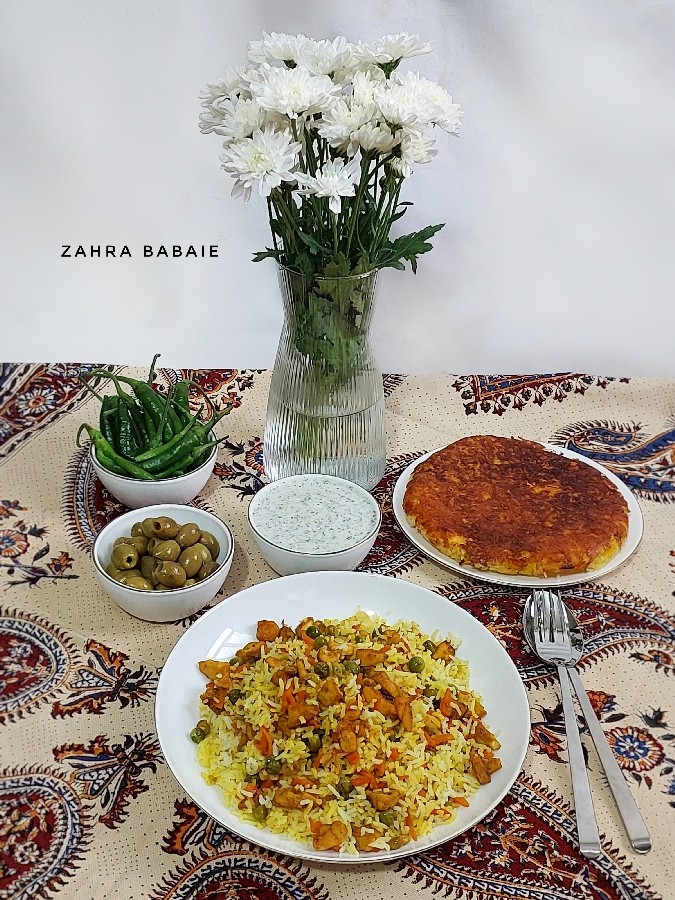 عکس مخلوط پلو