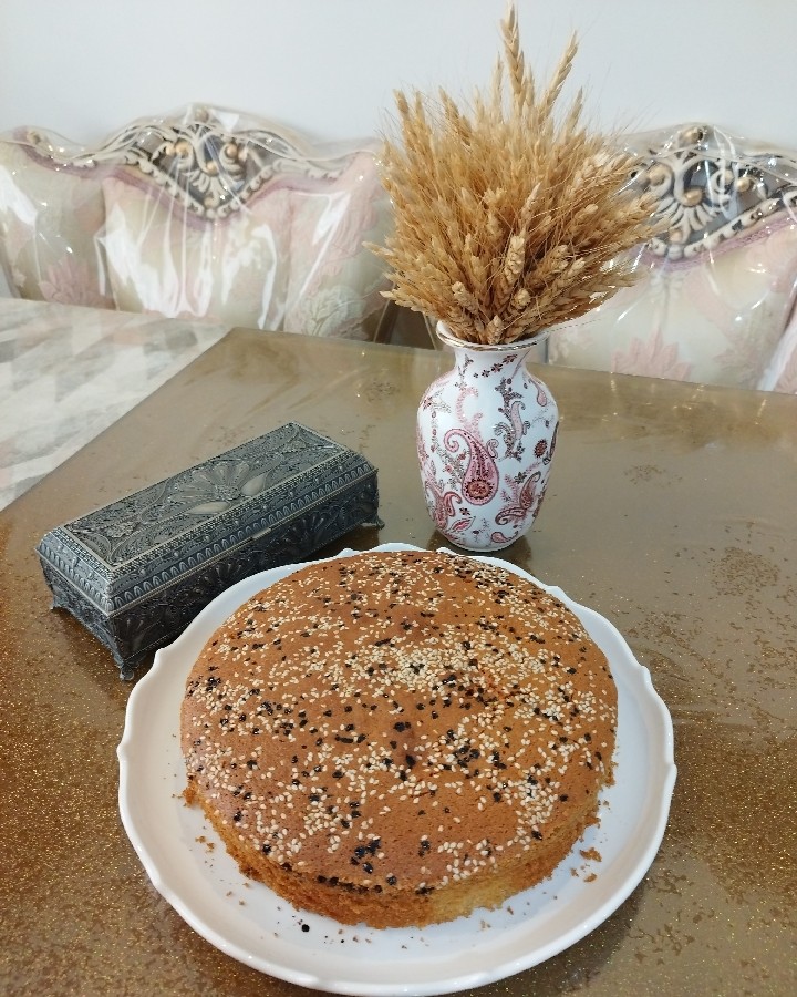 عکس کیک نسکافه ای