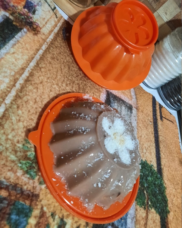 عکس دسر شیر و موز
