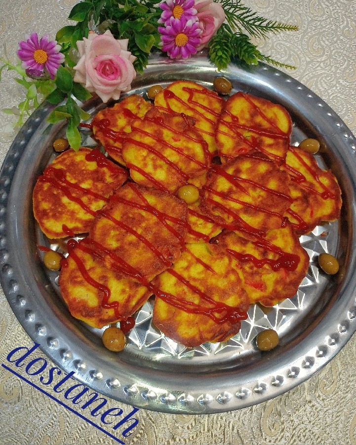 عکس پنکیک پیتزایی