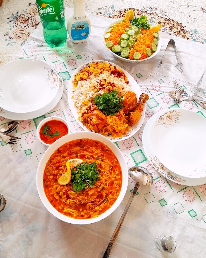 عکس مرغ مجلسی وقیمه