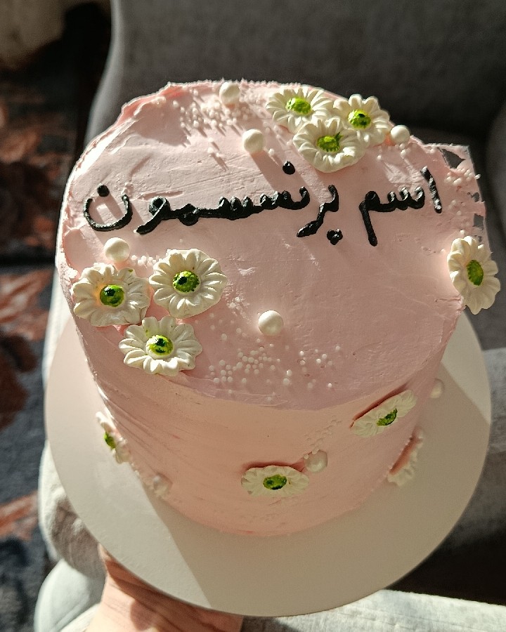 عکس کیک تعیین اسم دخترم