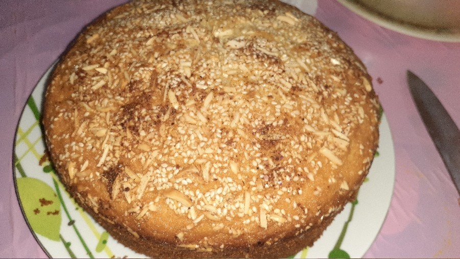 عکس کیک هل وگلاب عصرانه