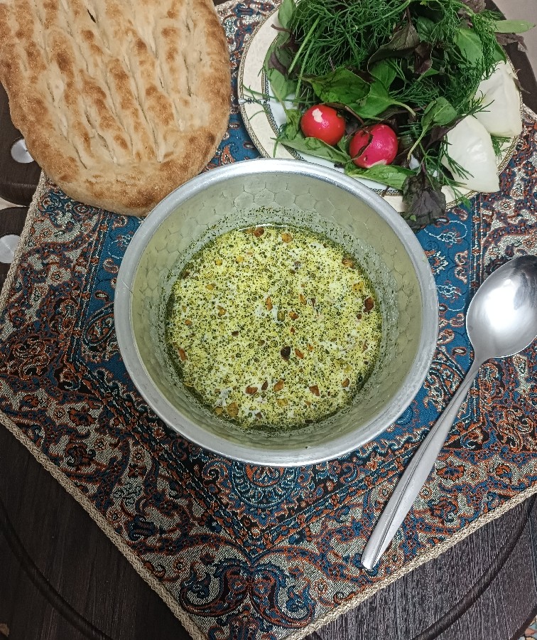 عکس قورتو یا دوغ گرم (غذای محلی)