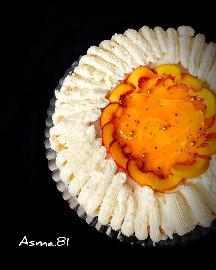 عکس کیک خامه ای