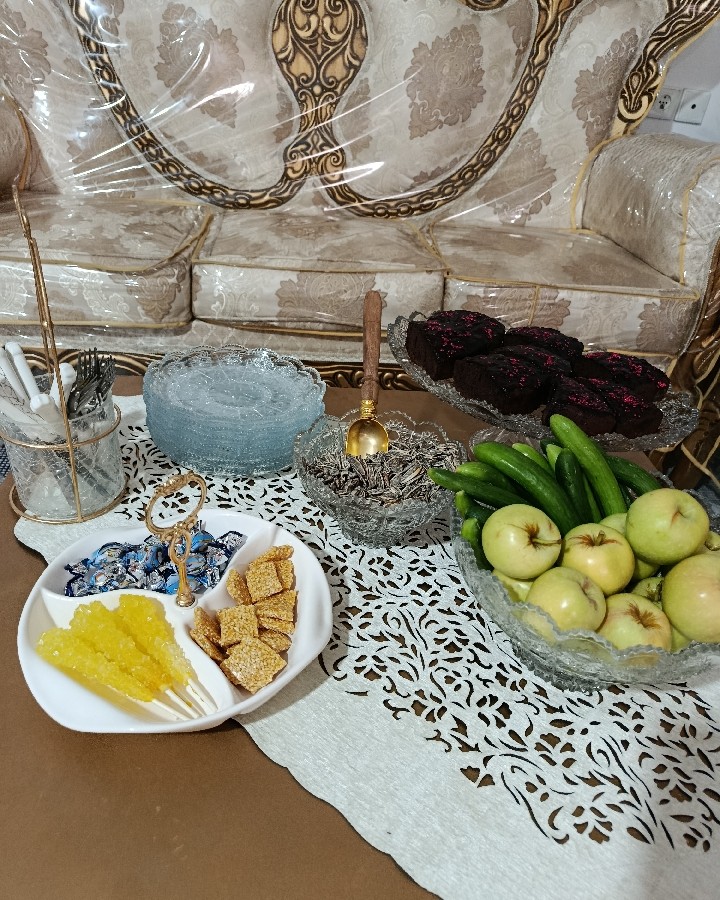 عکس #چیدمان میز پذیرایی