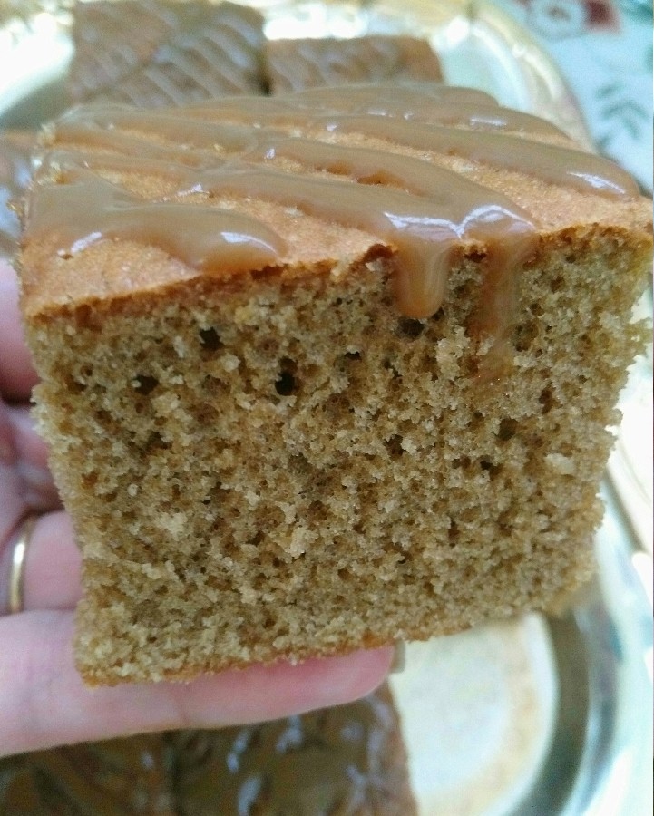 عکس کیک تخته ای (نسکافه ای)