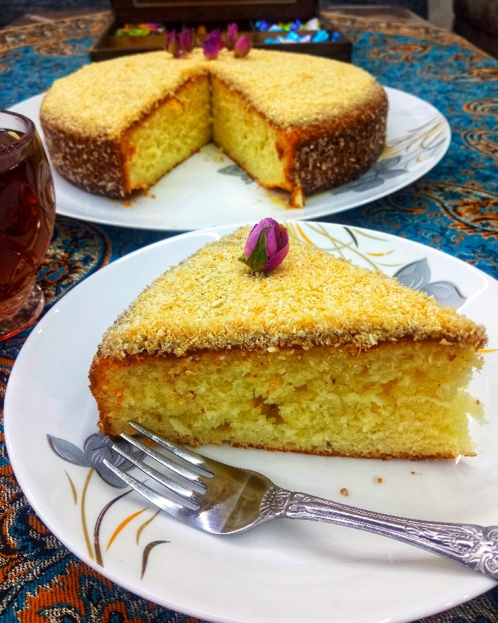 عکس کیک شنی #شیر عسل خانگی